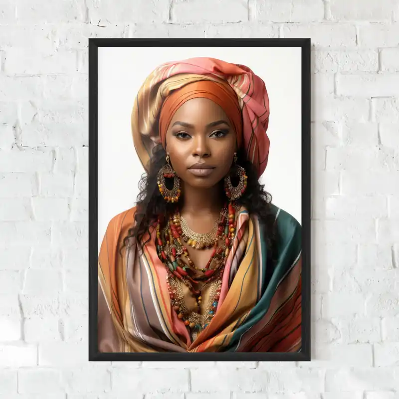 Gerahmte Poster East African Woman Sofort Bestellen