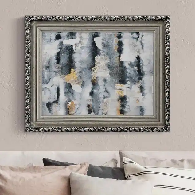 Abstraktes Aquarell mit Gold Mega-Angebot