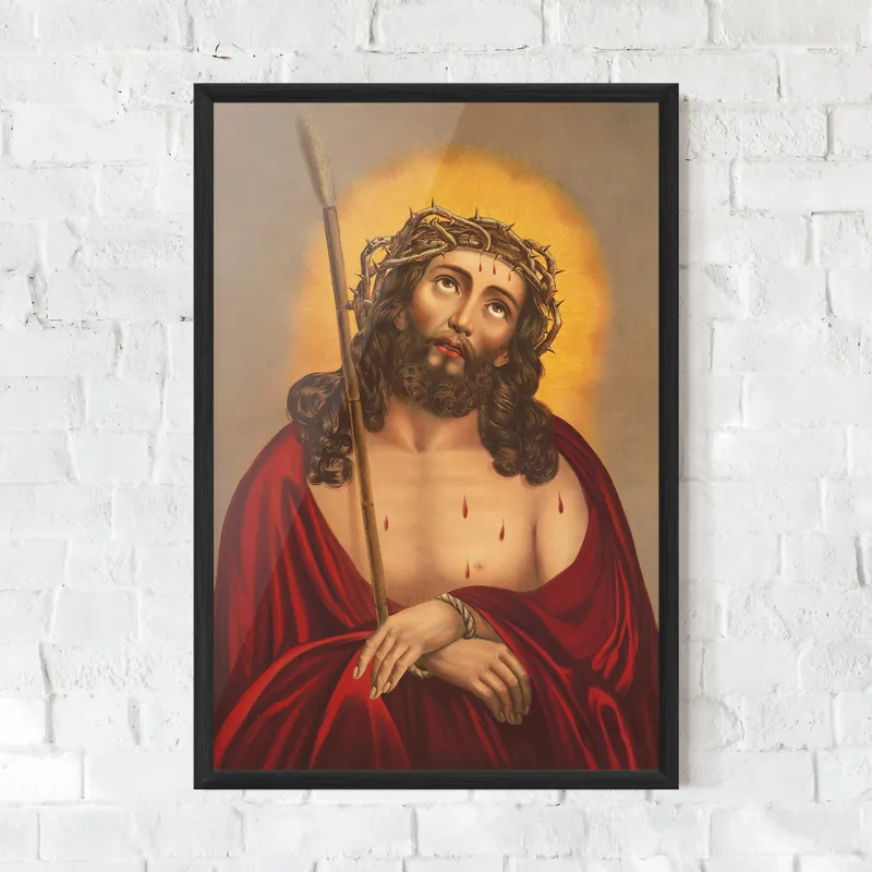 Neue Kollektion Gerahmte Poster Red Dresses Jesus