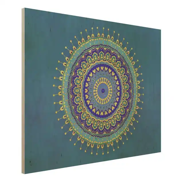 Mandala Blau Gold Markenprodukt