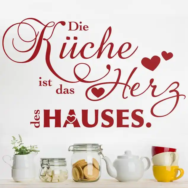 Die Küche                               Wandtattoo Sale
