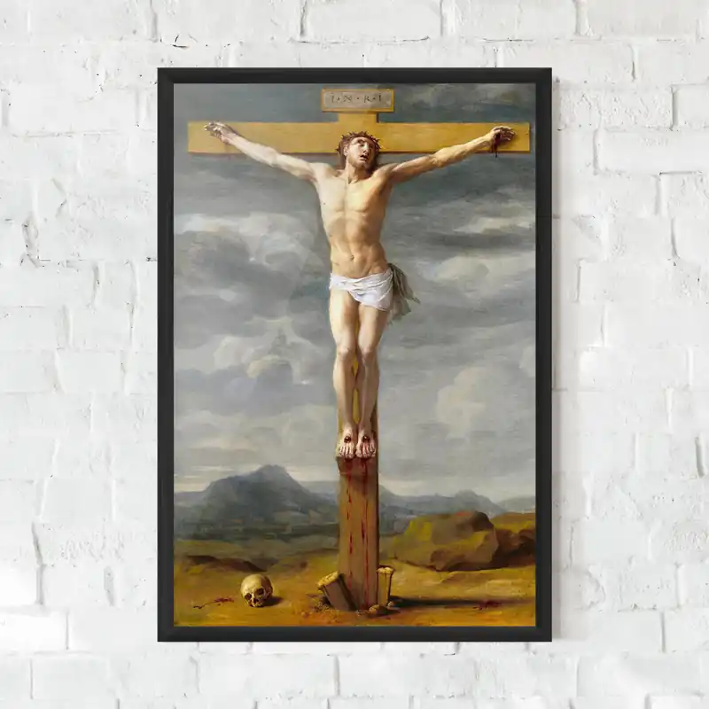 Kostenloser Rückversand Gerahmte Poster Yellow Cross