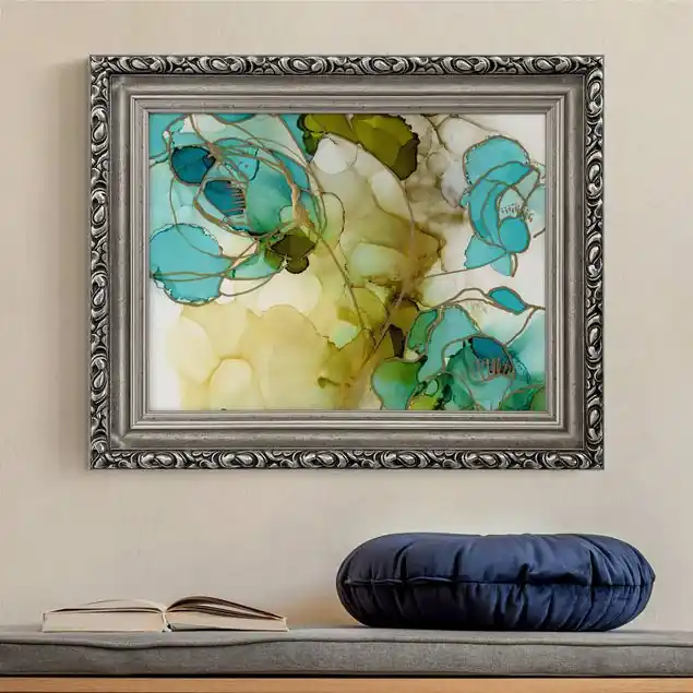 Blumenfacetten in Aquarell Kostenloser Versand