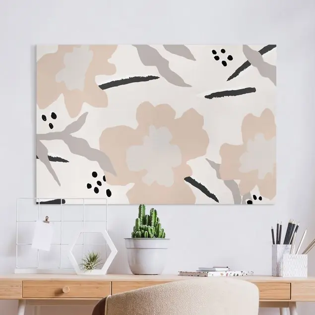 Top-Angebot Blumen in Abstrakter Collage