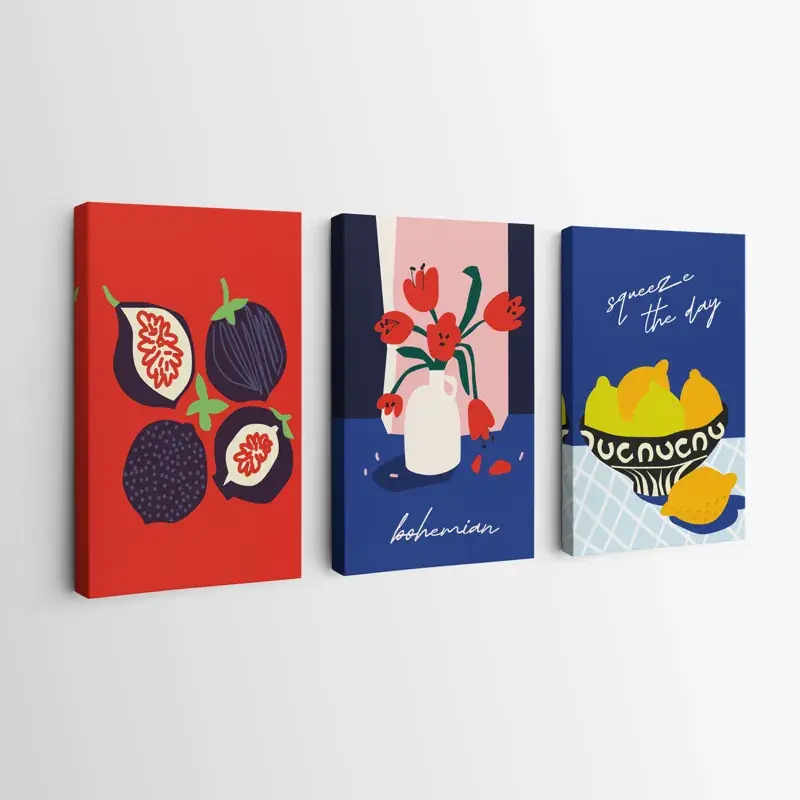 Mehrteiliges Leinwandbild Fruits Set Neu Im Sortiment