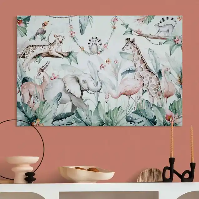 Wochenendangebot Aquarell Afrika Tiere