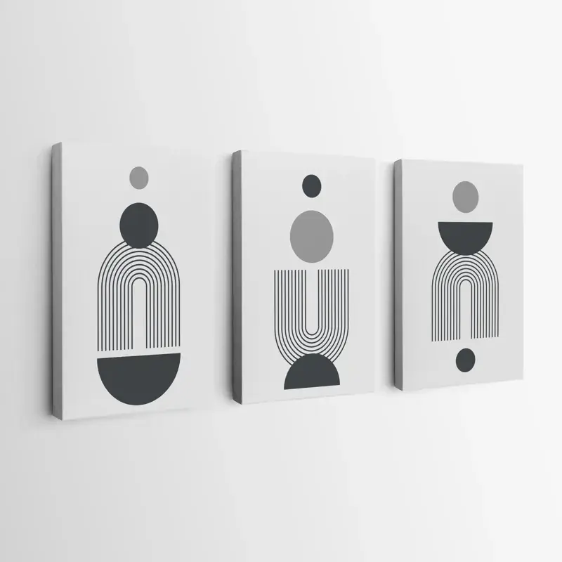 Mehrteiliges Leinwandbild Greyrt Saisonangebot