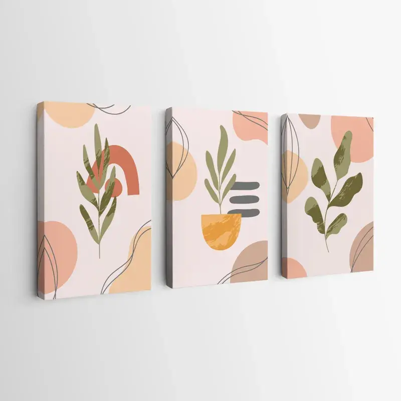 Mehrteiliges Leinwandbild Cute Leaf Ausverkauf
