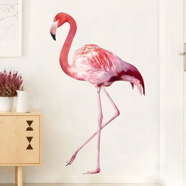 Markenware No.YK21 Pink Flamingo Wandtattoo