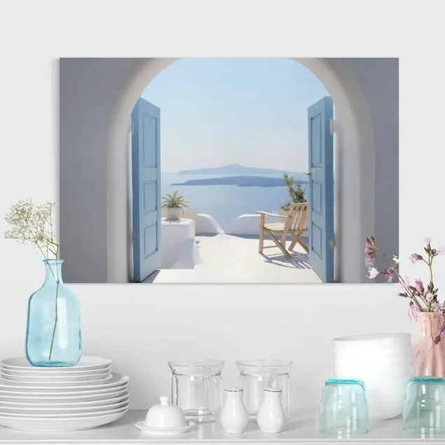 Preisreduziert Santorini Blick über das Meer