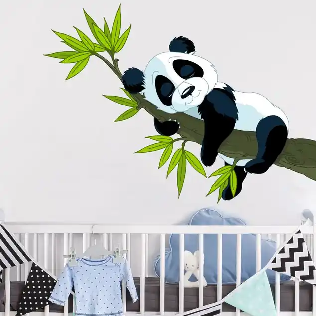Schlafender Panda Wandtattoo Abverkauf