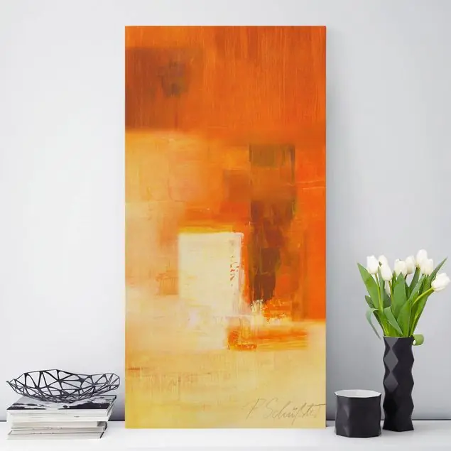 Komposition in Orange und Braun 03 Highlight