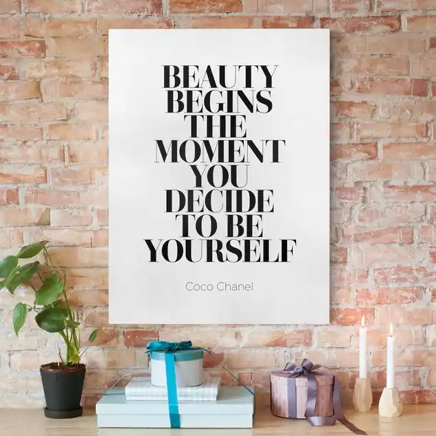 Be yourself Coco Chanel Rabatt