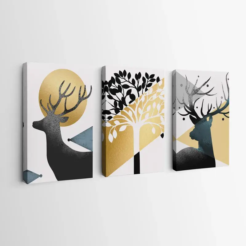 Jetzt Bestellen Mehrteiliges Leinwandbild Blacknd White Tree