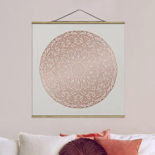 Mandala Ornament in Kupfergold Top-Seller