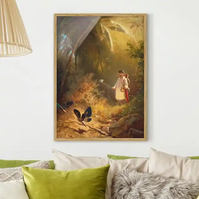 Carl Spitzweg - Der Schmetterlingsfänger Finale Aktion