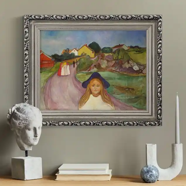Meistverkauft Edvard Munch - Straße in Åsgårdstrand