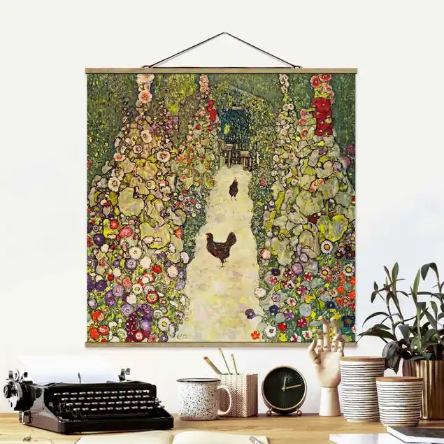 Gustav Klimt - Gartenweg mit Hühnern Solange Der Vorrat Reicht