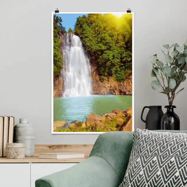 Wasserfall Romantik Echt