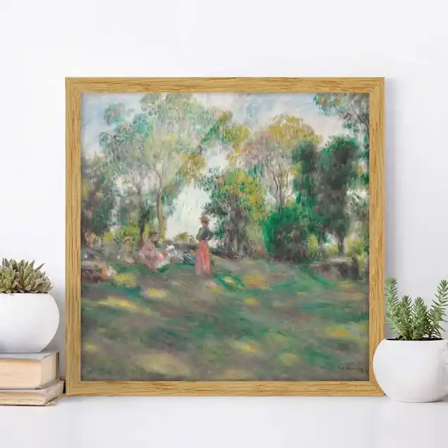 Auguste Renoir - Landschaft mit Figuren Billig