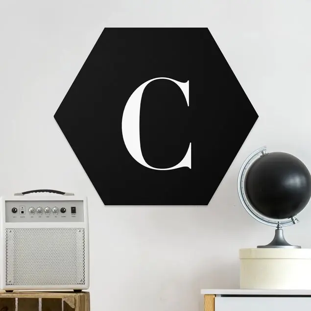 Super-Preis Buchstabe Serif Schwarz C
