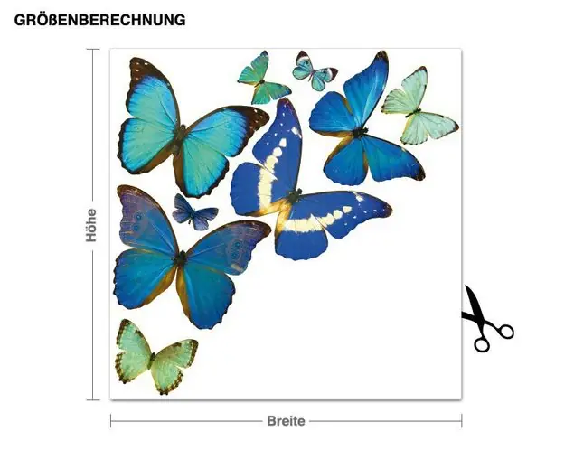 Top-Seller Natürliche Schmetterlinge Wandtattoo