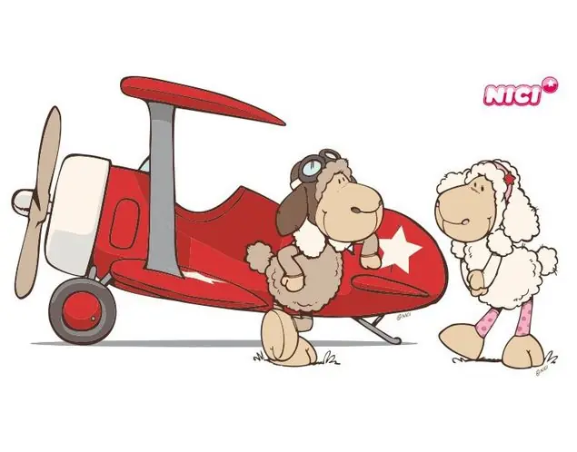 NICI - Dean & Sue Flugzeug Wandtattoo Preis Gesenkt