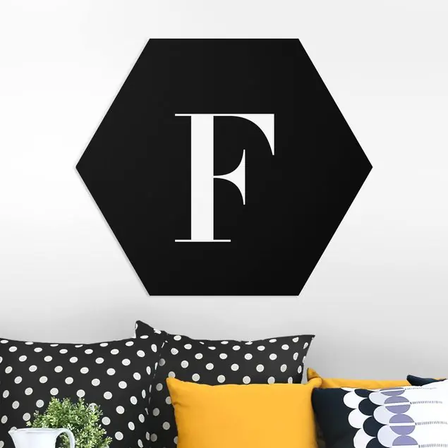 Buchstabe Serif Schwarz F Wochenendangebot
