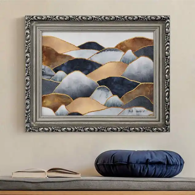 Goldene Berge Aquarell Sonderangebot