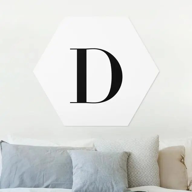 Gratis Versand Buchstabe Serif Weiß D
