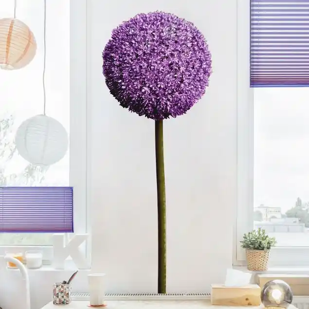 Expressversand Allium Kugel-Blüten 1er Set Wandtattoo