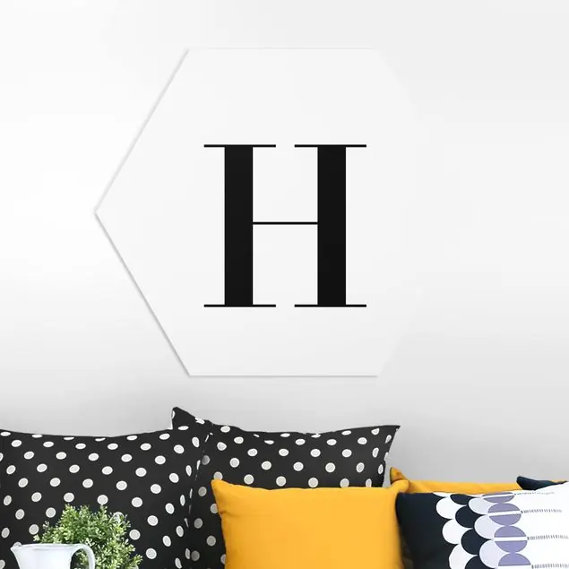 Buchstabe Serif Weiß H Letzte Chance