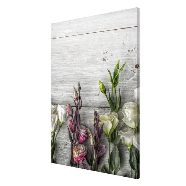 Tulpen-Rose Shabby Holzoptik Letzte Chance