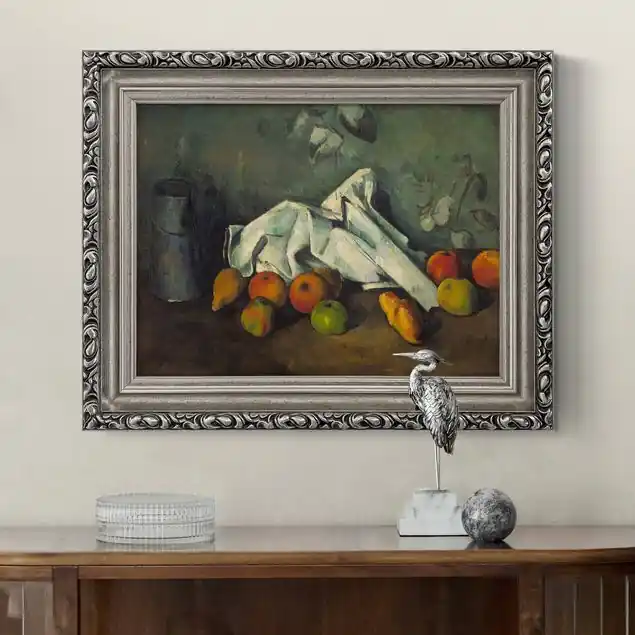 Sichere Zahlung Paul Cézanne - Milchkanne und Äpfel