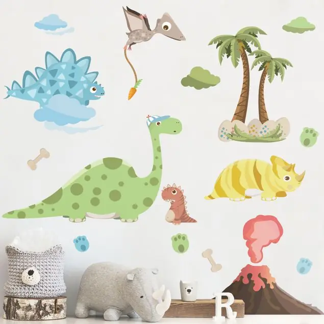 Dinosaurier Set Wandtattoo 23-teilig Jetzt Kaufen