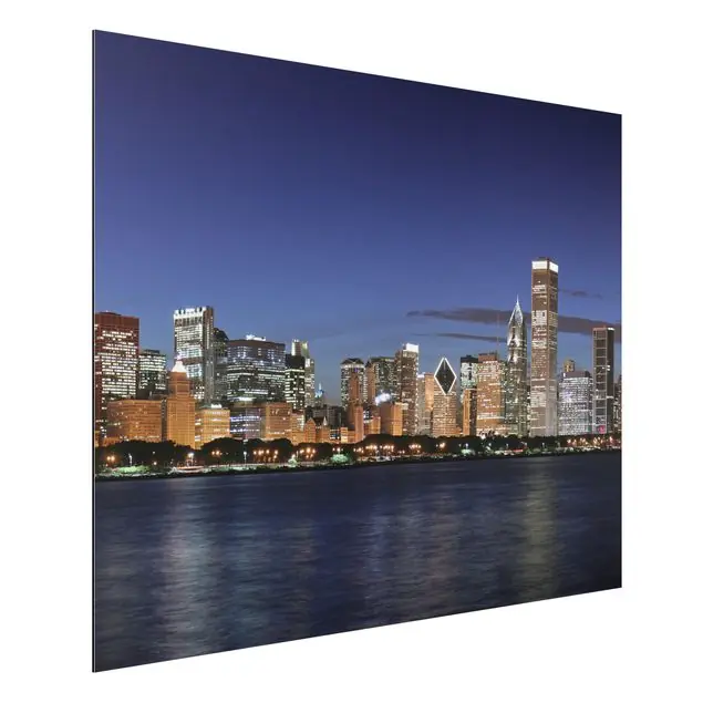 Chicago Skyline bei Nacht Neuheit