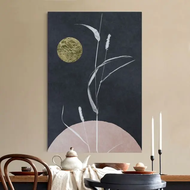 Goldener Mond mit Schilf Must-Have