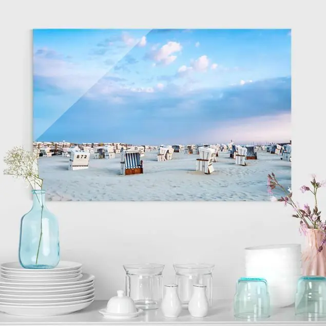 Strandkörbe an der Nordsee Sonderangebot