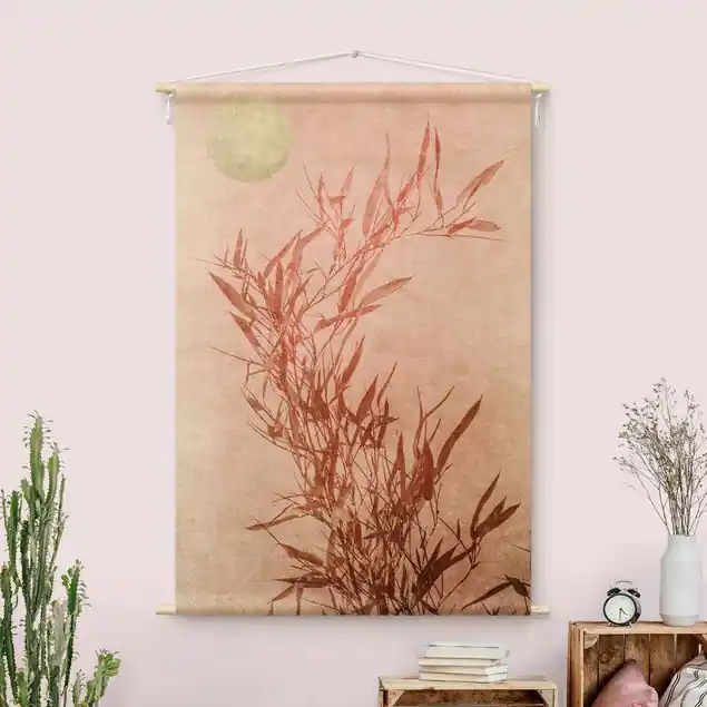 Goldene Sonne mit Rosa Bambus Jetzt Kaufen