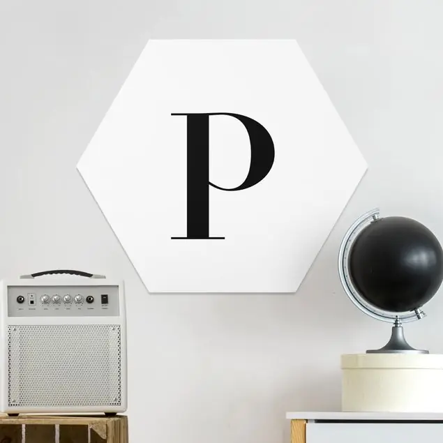 Buchstabe Serif Weiß P Preisknaller