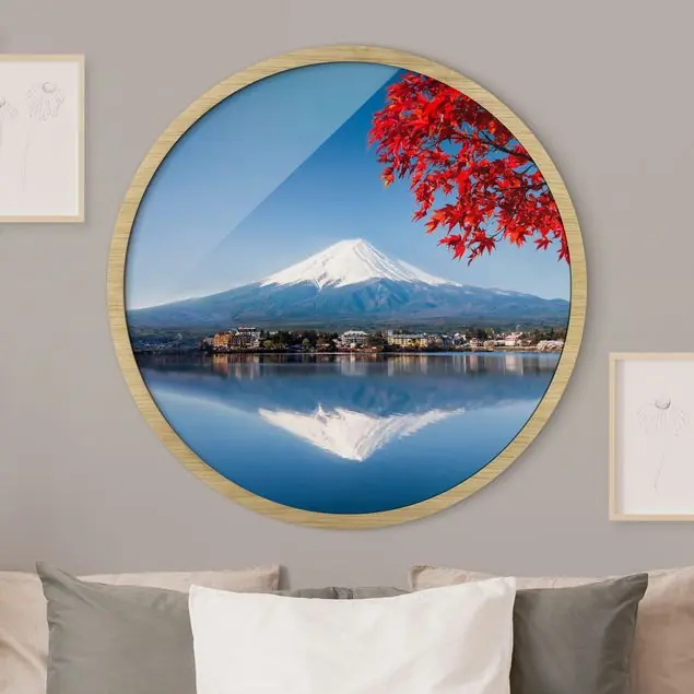 Kostenloser Rückversand Berg Fuji im Herbst