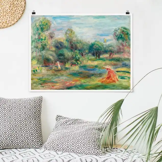 Rabatt Auguste Renoir - Landschaft bei Cagnes