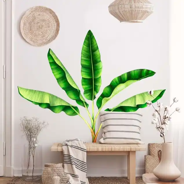 Aquarell Bananenpalme XXL Wandtattoo Wochenendangebot