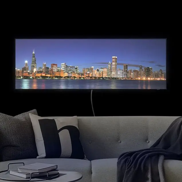 Chicago Skyline bei Nacht Sale