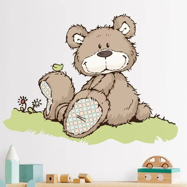 NICI - Classic Bear - lächelnd Wandtattoo Neu Im Sortiment