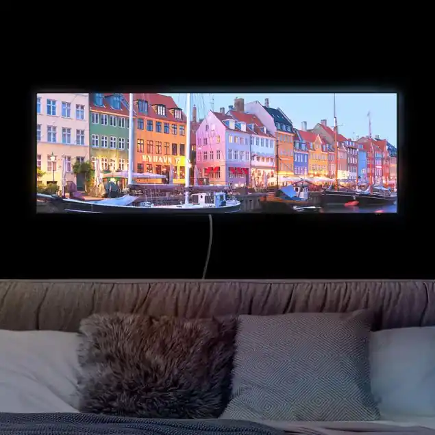 Kopenhagener Hafen am Abend Neu Im Sortiment