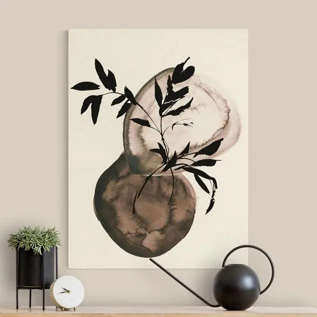 Japandi Aquarell mit Zweigen Zertifiziert
