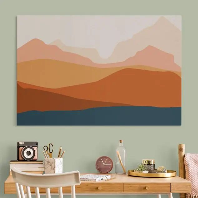 Top-Seller Bunte Berge am Abend