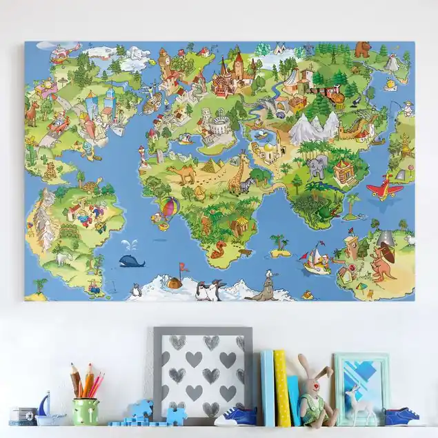 Knallerangebot Great and Funny Worldmap