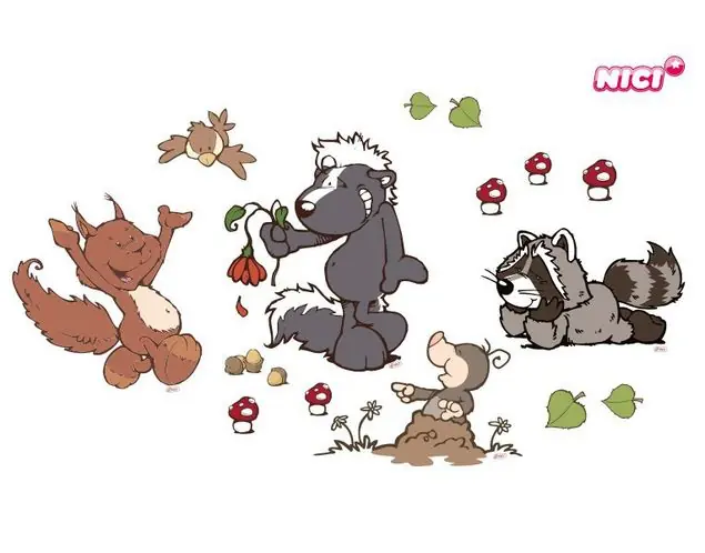 NICI - Forrest Friends Wandtattoo Ausverkauf
